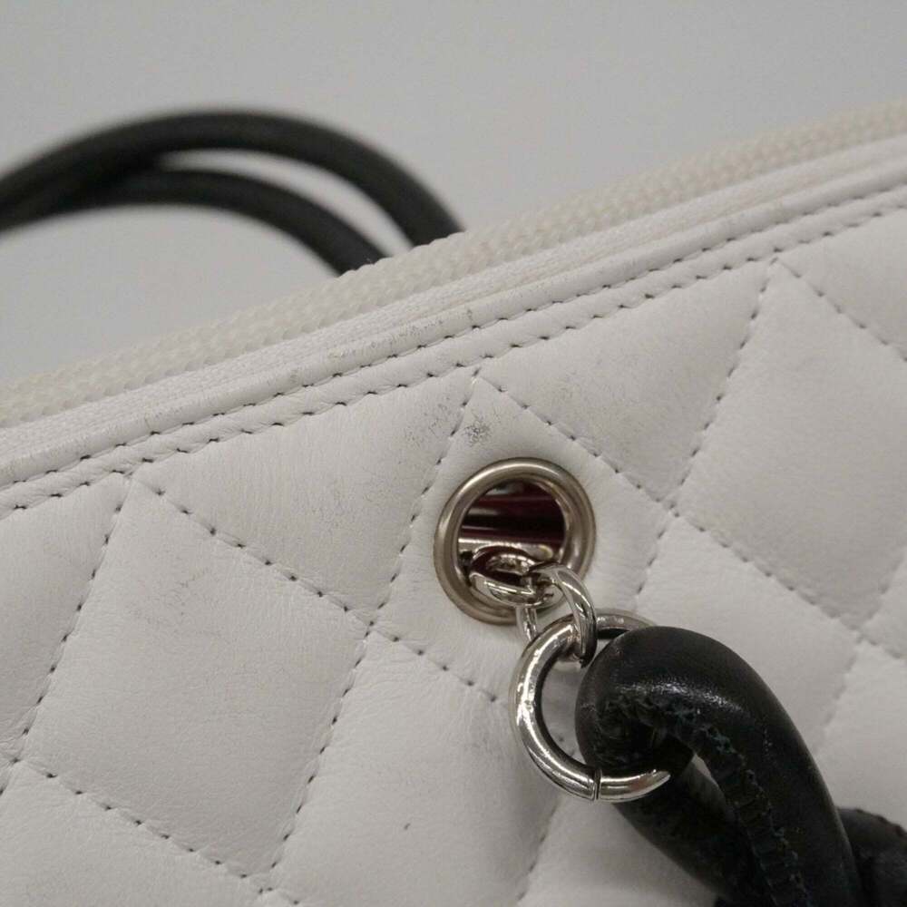 CHANEL Black Lambskin Leather Tote Bag - Picture 7 of 13